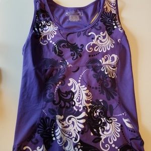 Purple althetic tank